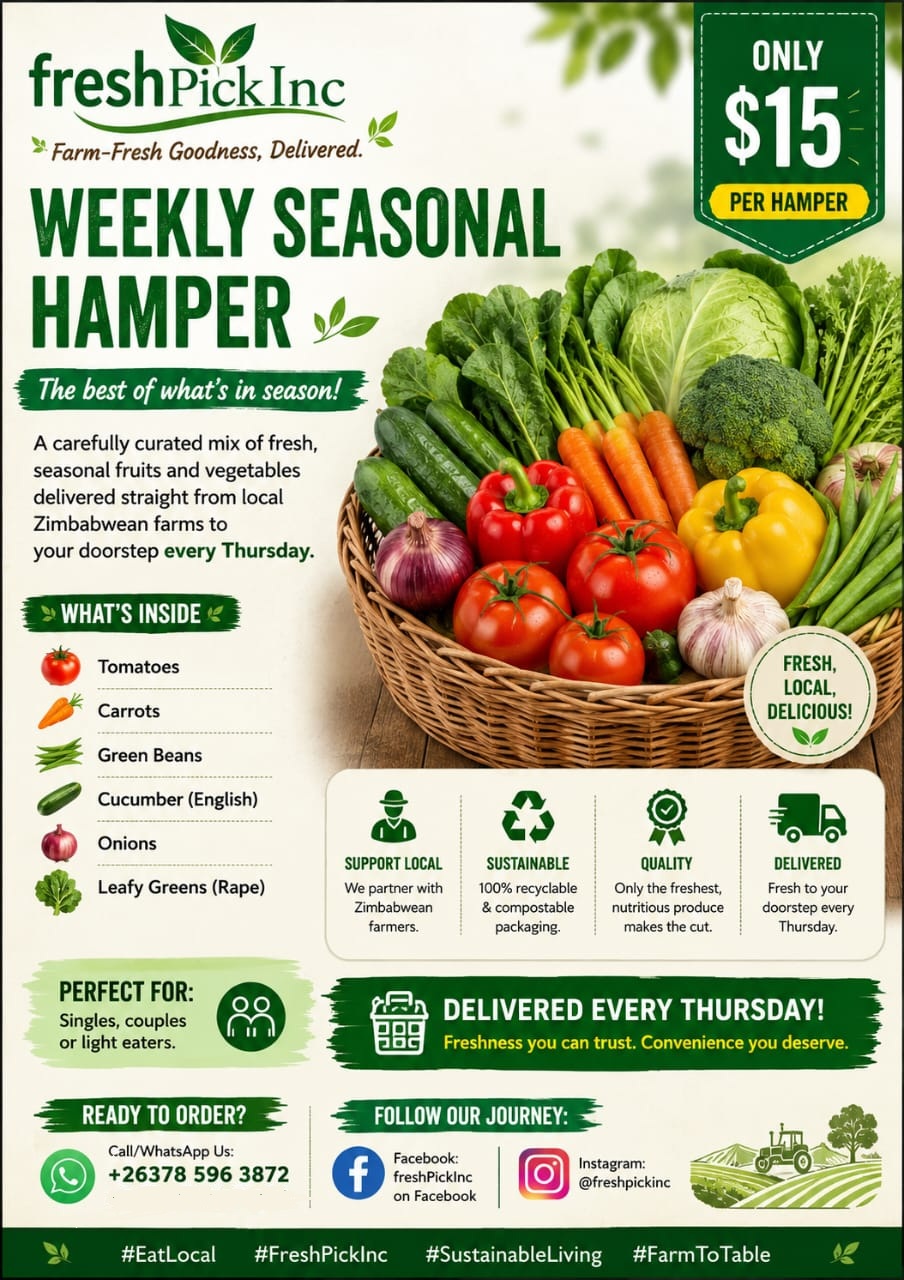 Fresh seasonal produce hamper